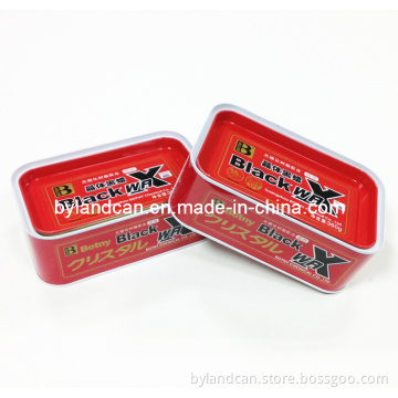 Rectangle Tin Box for Packaging Car Wax